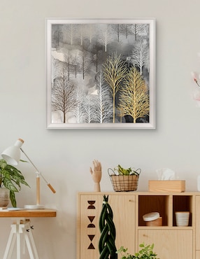 Cuadro decorativo Árbol invernal de Heather Hayes técnica mixta Cuadros Jr