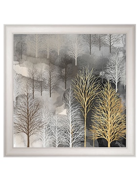 Cuadro decorativo Árbol invernal de Heather Hayes técnica mixta Cuadros Jr