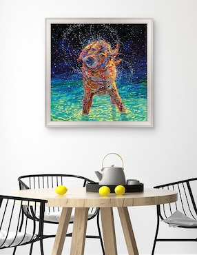 Cuadro decorativo Nado a la luz de la luna de Iris Scott técnica mixta Cuadros Jr