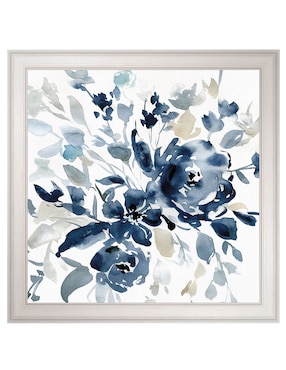 Cuadro decorativo Jardín índigo I de Carol Robinson técnica mixta Cuadros Jr