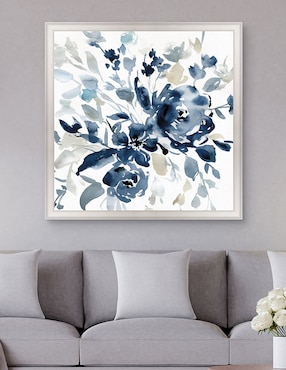 Cuadro decorativo Jardín índigo I de Carol Robinson técnica mixta Cuadros Jr