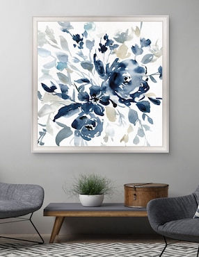 Cuadro decorativo Jardín índigo I de Carol Robinson técnica mixta Cuadros Jr