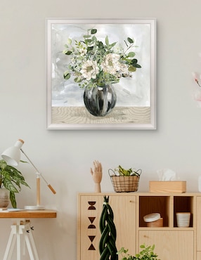 Cuadro decorativo Floral sofisticado de Carol Robinson técnica mixta Cuadros Jr