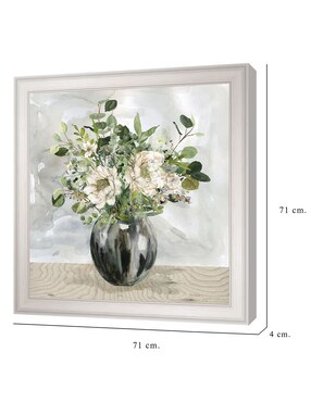Cuadro decorativo Floral sofisticado de Carol Robinson técnica mixta Cuadros Jr