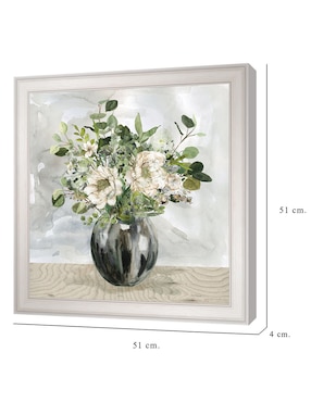 Cuadro decorativo Floral sofisticado de Carol Robinson técnica mixta Cuadros Jr