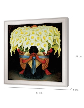 Cuadro decorativo Rivera – El vendedor de alcatraces de Portfolio Arts Group técnica mixta Cuadros Jr