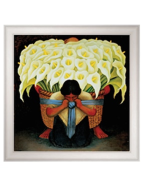 Cuadro decorativo Rivera – El vendedor de alcatraces de Portfolio Arts Group técnica mixta Cuadros Jr