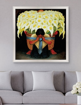 Cuadro decorativo Rivera – El vendedor de alcatraces de Portfolio Arts Group técnica mixta Cuadros Jr