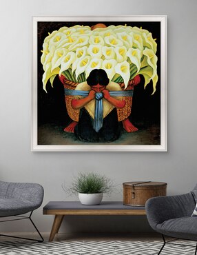 Cuadro decorativo Rivera – El vendedor de alcatraces de Portfolio Arts Group técnica mixta Cuadros Jr