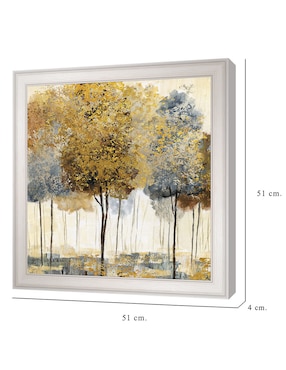 Cuadro decorativo Bosque metálico I de Nan técnica mixta Cuadros Jr