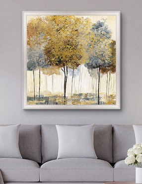 Cuadro decorativo Bosque metálico I de Nan técnica mixta Cuadros Jr