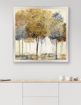 Cuadro decorativo Bosque metálico I de Nan técnica mixta Cuadros Jr