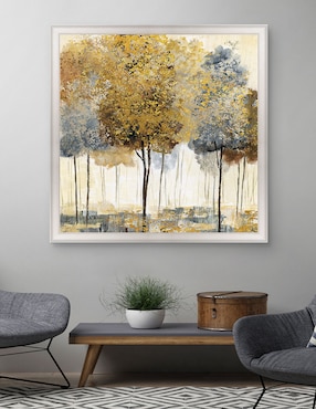 Cuadro decorativo Bosque metálico I de Nan técnica mixta Cuadros Jr