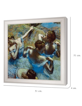 Cuadro decorativo Degas – Bailarinas en azul de Portfolio Arts Group técnica mixta Cuadros Jr