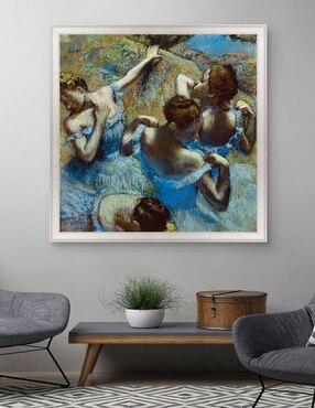Cuadro decorativo Degas – Bailarinas en azul de Portfolio Arts Group técnica mixta Cuadros Jr
