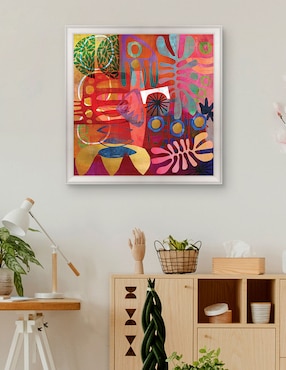 Cuadro decorativo Geometrías del alma africana de Nikki Chu técnica mixta Cuadros Jr