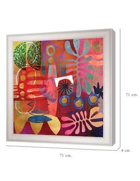 Cuadro decorativo Geometrías del alma africana de Nikki Chu técnica mixta Cuadros Jr