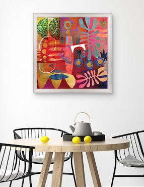 Cuadro decorativo Geometrías del alma africana de Nikki Chu técnica mixta Cuadros Jr