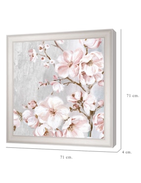 Cuadro decorativo Cerezos en flor de primavera II de Eva Watts técnica mixta Cuadros Jr