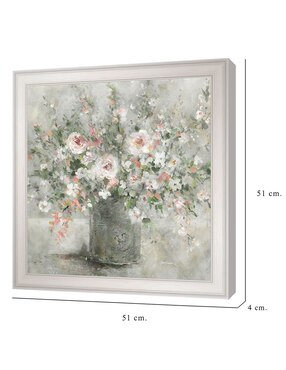 Cuadro decorativo Encanto Floral de Carol Robinson técnica mixta Cuadros Jr