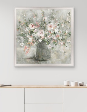 Cuadro decorativo Encanto Floral de Carol Robinson técnica mixta Cuadros Jr