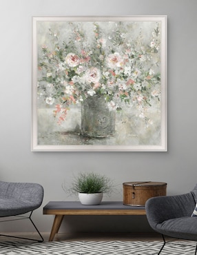 Cuadro decorativo Encanto Floral de Carol Robinson técnica mixta Cuadros Jr
