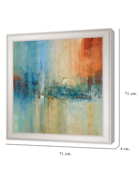 Cuadro decorativo Cascada azul de Simon Addyman técnica mixta Cuadros Jr