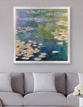 Cuadro decorativo Nenúfares en Giverny 1908 de Masters Collection técnica mixta Cuadros Jr