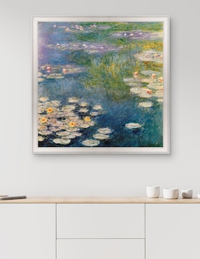 Cuadro decorativo Nenúfares en Giverny 1908 de Masters Collection técnica mixta Cuadros Jr