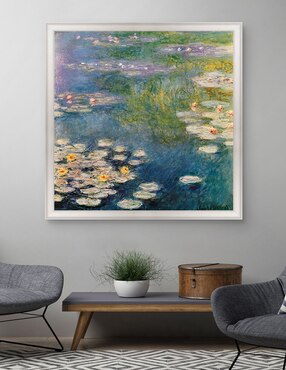 Cuadro decorativo Nenúfares en Giverny 1908 de Masters Collection técnica mixta Cuadros Jr