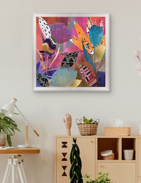 Cuadro decorativo Poder floral de Nikki Chu técnica mixta Cuadros Jr