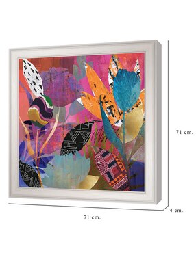 Cuadro decorativo Poder floral de Nikki Chu técnica mixta Cuadros Jr
