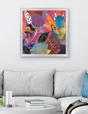 Cuadro decorativo Poder floral de Nikki Chu técnica mixta Cuadros Jr
