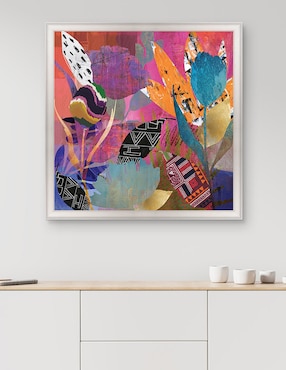 Cuadro decorativo Poder floral de Nikki Chu técnica mixta Cuadros Jr