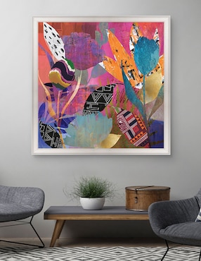 Cuadro decorativo Poder floral de Nikki Chu técnica mixta Cuadros Jr