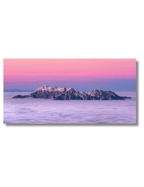 Cuadro decorativo Generica Paisaje Ocaso Alpino