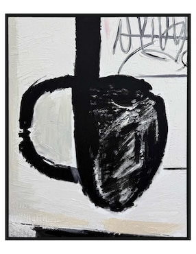 Pintura Blacky II técnica acrílico Jackies Mirrors Minimalista