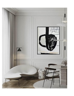Pintura Blacky II técnica acrílico Jackies Mirrors Minimalista