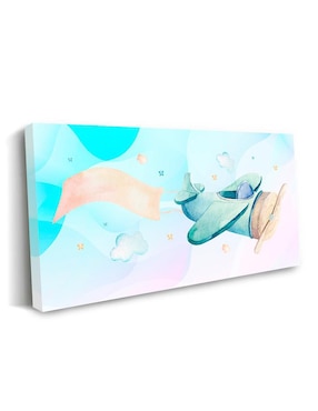 Cuadro decorativo Canvas Art MX Avión infantil