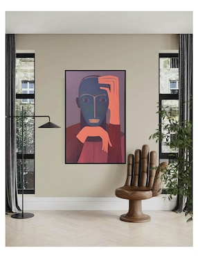 Pintura Overthinking técnica acrílico Jackies Mirrors Rostros