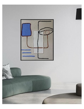 Pintura Tiktak técnica mixta Jackies Mirrors Minimalista