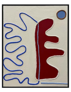 Pintura Duelo técnica mixta Jackies Mirrors Minimalista
