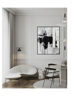 Pintura Blacky III técnica acrílico Jackies Mirrors Minimalista