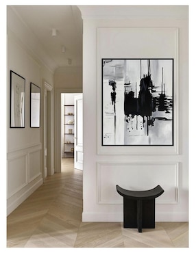 Pintura Blacky III técnica acrílico Jackies Mirrors Minimalista