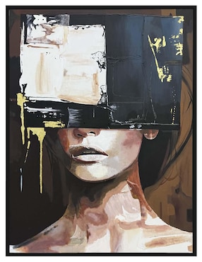 Pintura Dolencia técnica mixta Jackies Mirrors Rostros