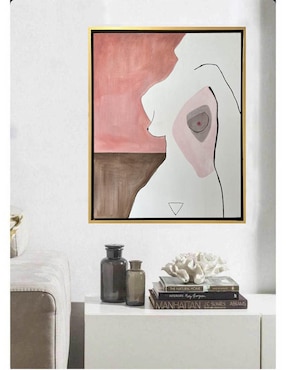 Pintura Femme técnica acrílico Jackies Mirrors Minimalistas