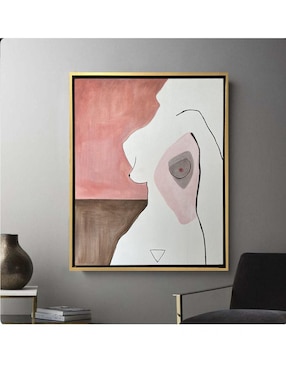 Pintura Femme técnica acrílico Jackies Mirrors Minimalistas