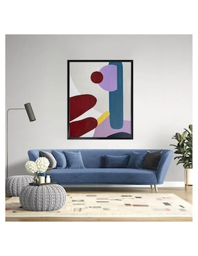 Pintura Recreo técnica acrílico Jackies Mirrors Abstractos Minimalistas