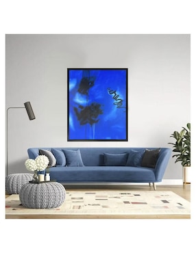 Pintura Azul 3.0 técnica acrílico Jackies Mirrors Abstractos