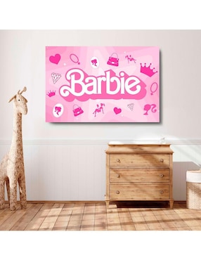 Cuadro decorativo Canvas Art Mx Barbie